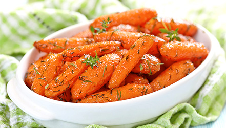 Запеченная морковка