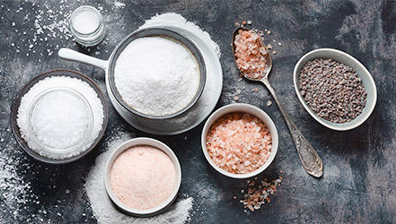 Различные виды соли с натрием